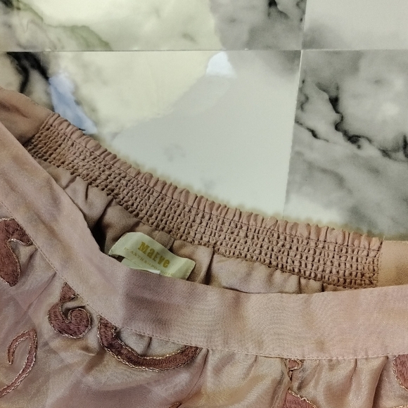 Anthropologie Pink A-Line Skirt - Picture 13 of 13